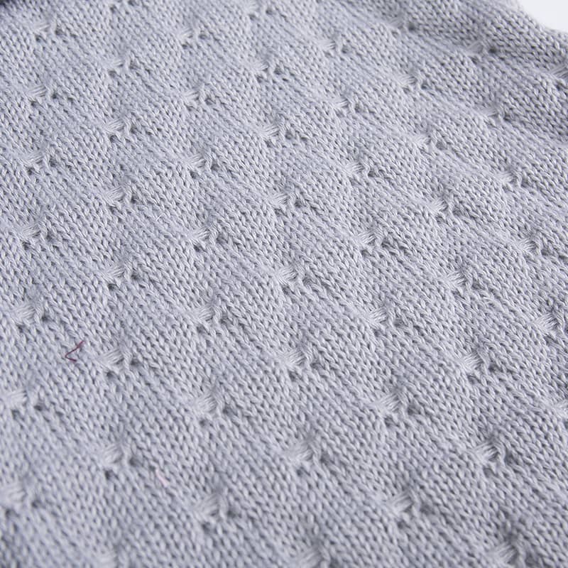 Soft Hollow Rib 3d Texture Clothing Breathable Jacquard Fabric